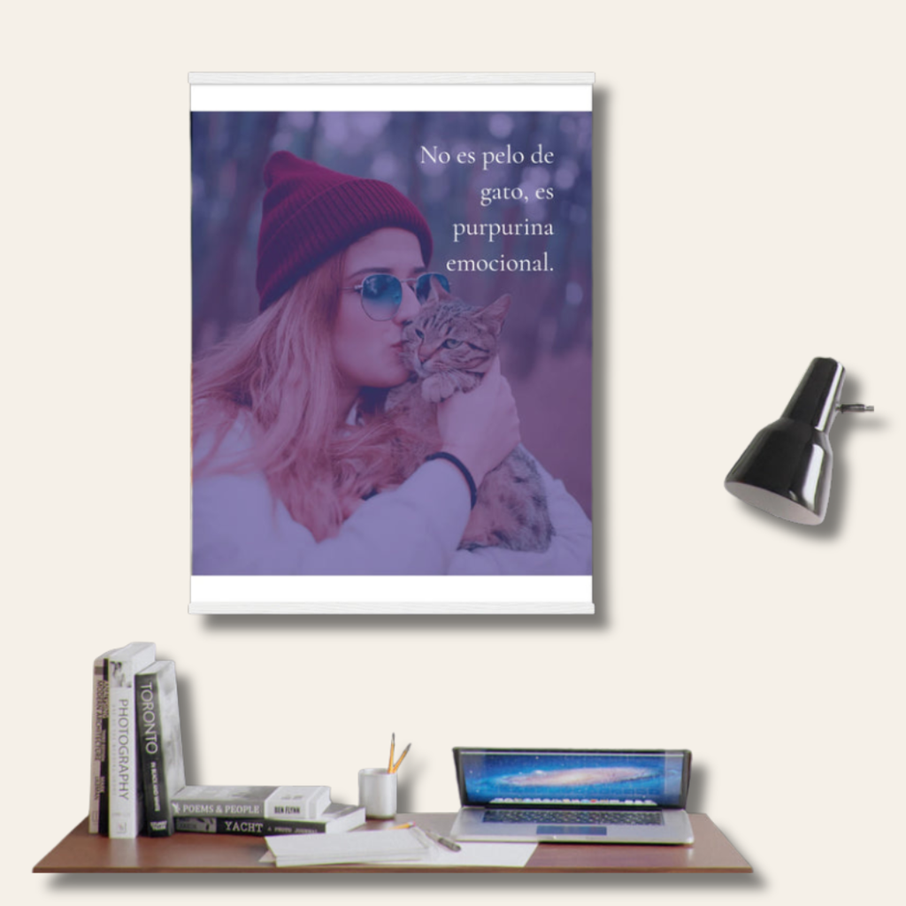 Póster personalizado con tu mascota | Papel semimate premium