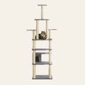 Vidaxl cat scratching post with sisal scratching posts 183 cm light gray