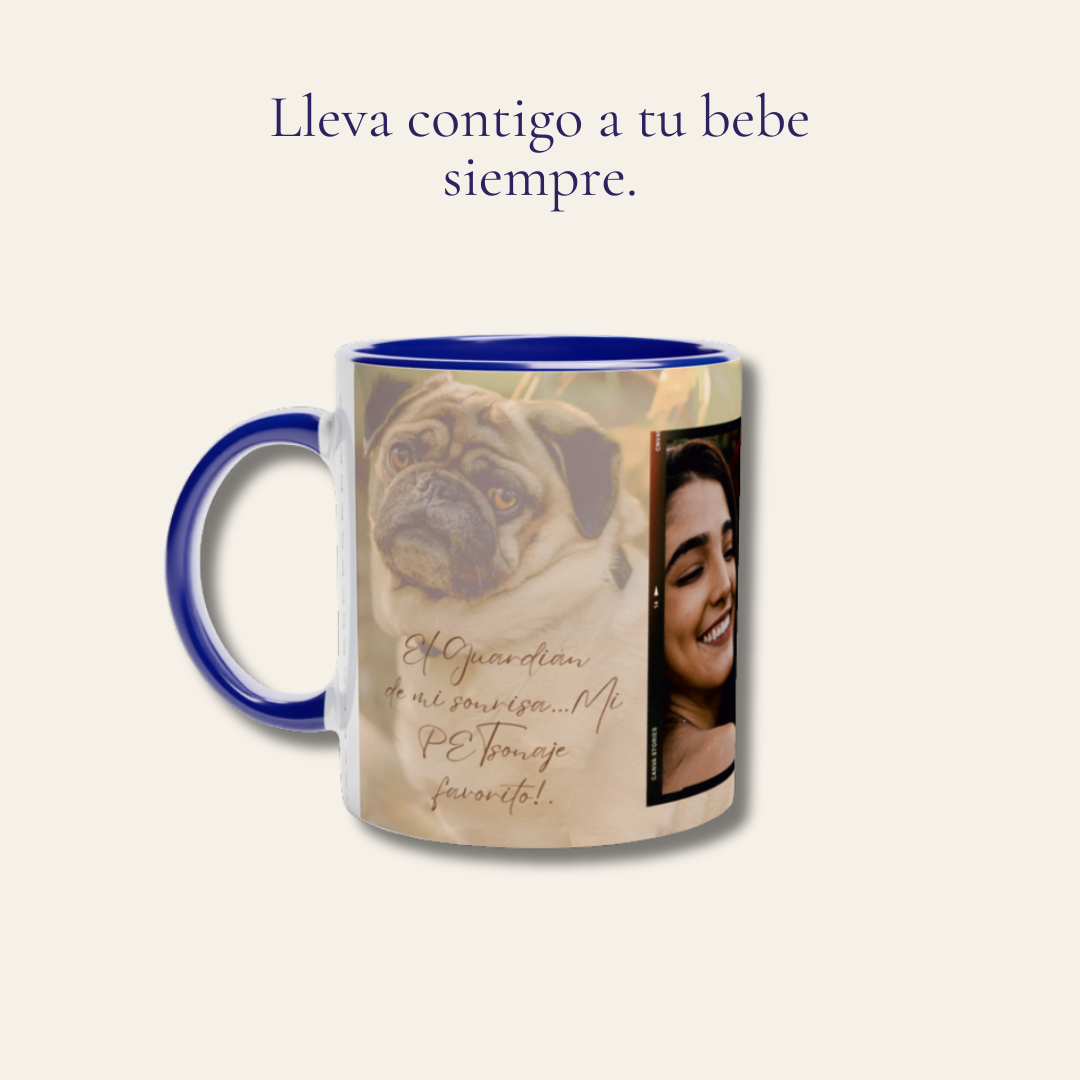 Taza de cerámica personalizada para mascotas | Incondicional