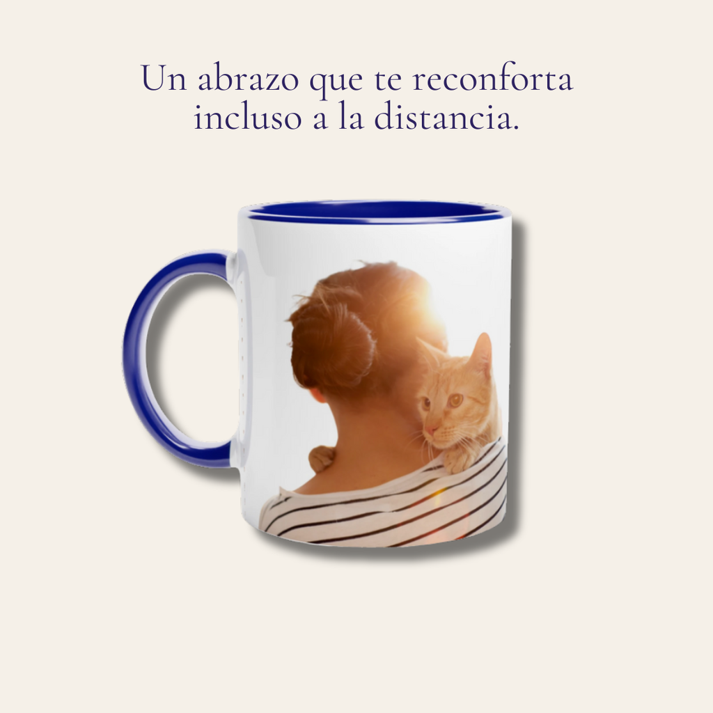Taza personalizada abrazo