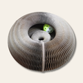 Rascador para gatos con campana y juguete yo-yo — tablero honeycomb