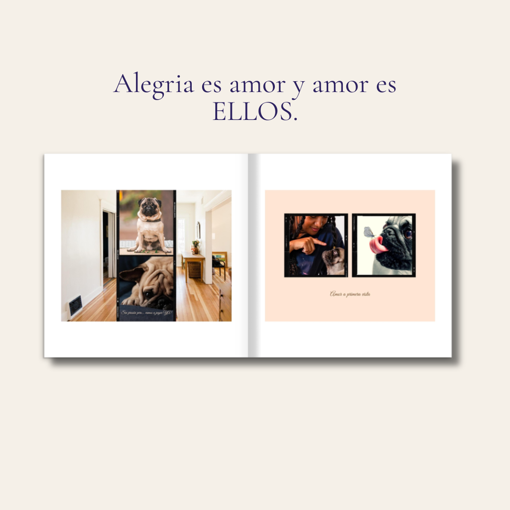 Álbum de fotos personalizado para mascotas | Incondicional