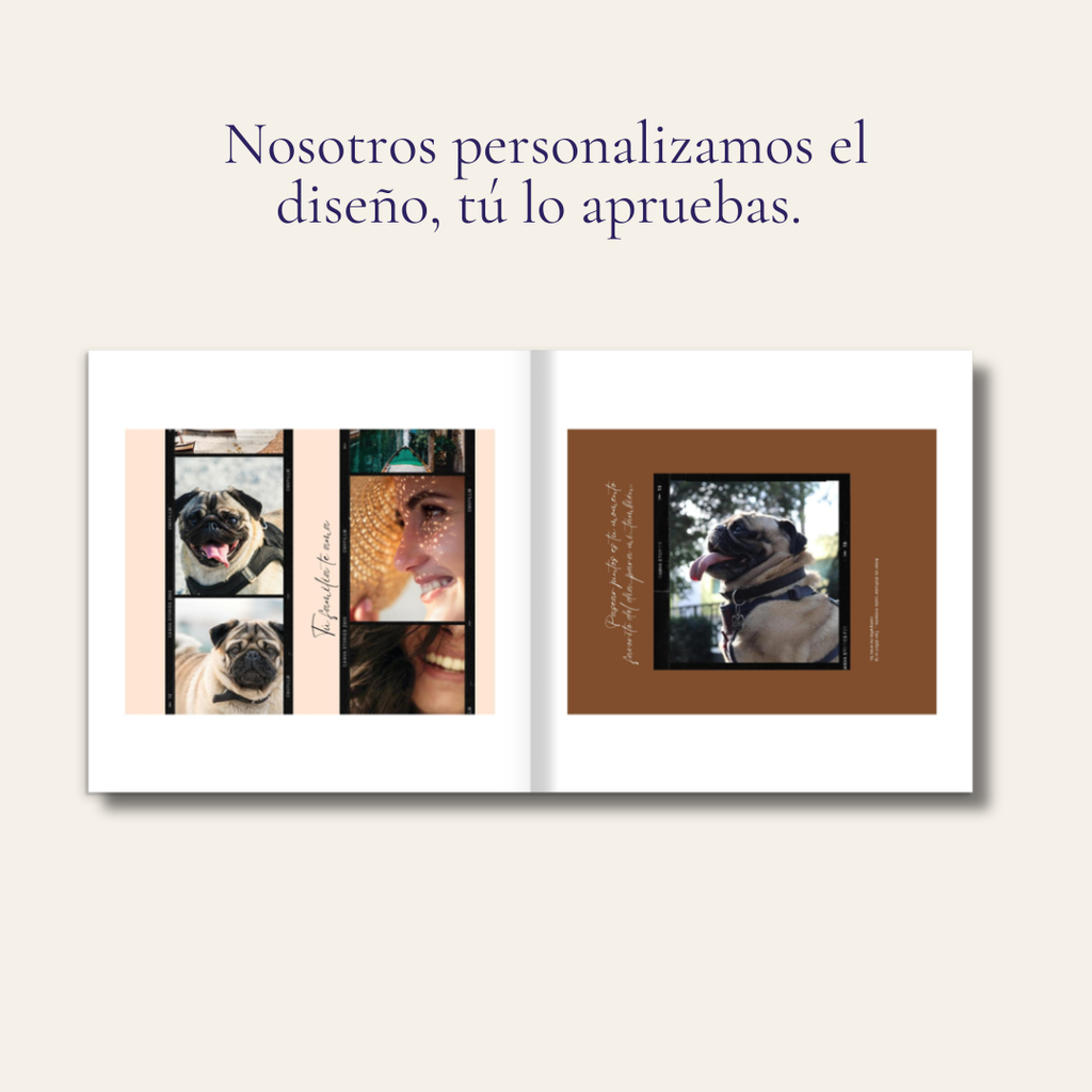 Álbum de fotos personalizado para mascotas | Incondicional