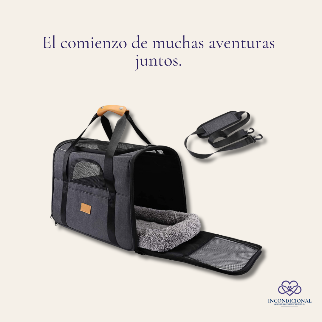 Mochila Portátil para Gatos | Bolsa de Transporte Plegable y Transpirable