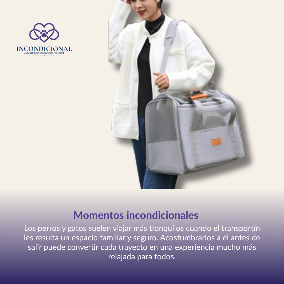 Mochila Portátil para Gatos | Bolsa de Transporte Plegable y Transpirable