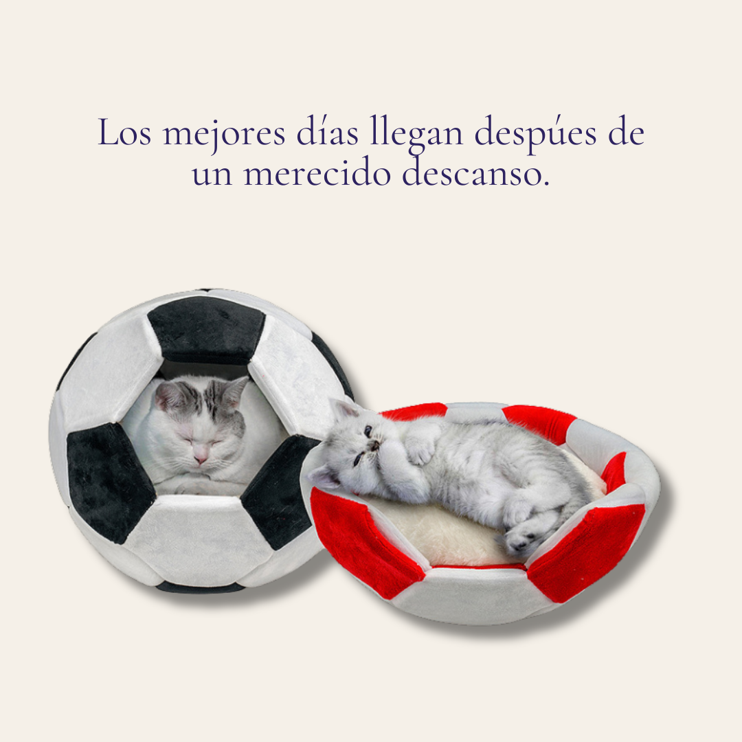 Nido Balón para Gatos | Cama Redonda Premium Todas las Estaciones