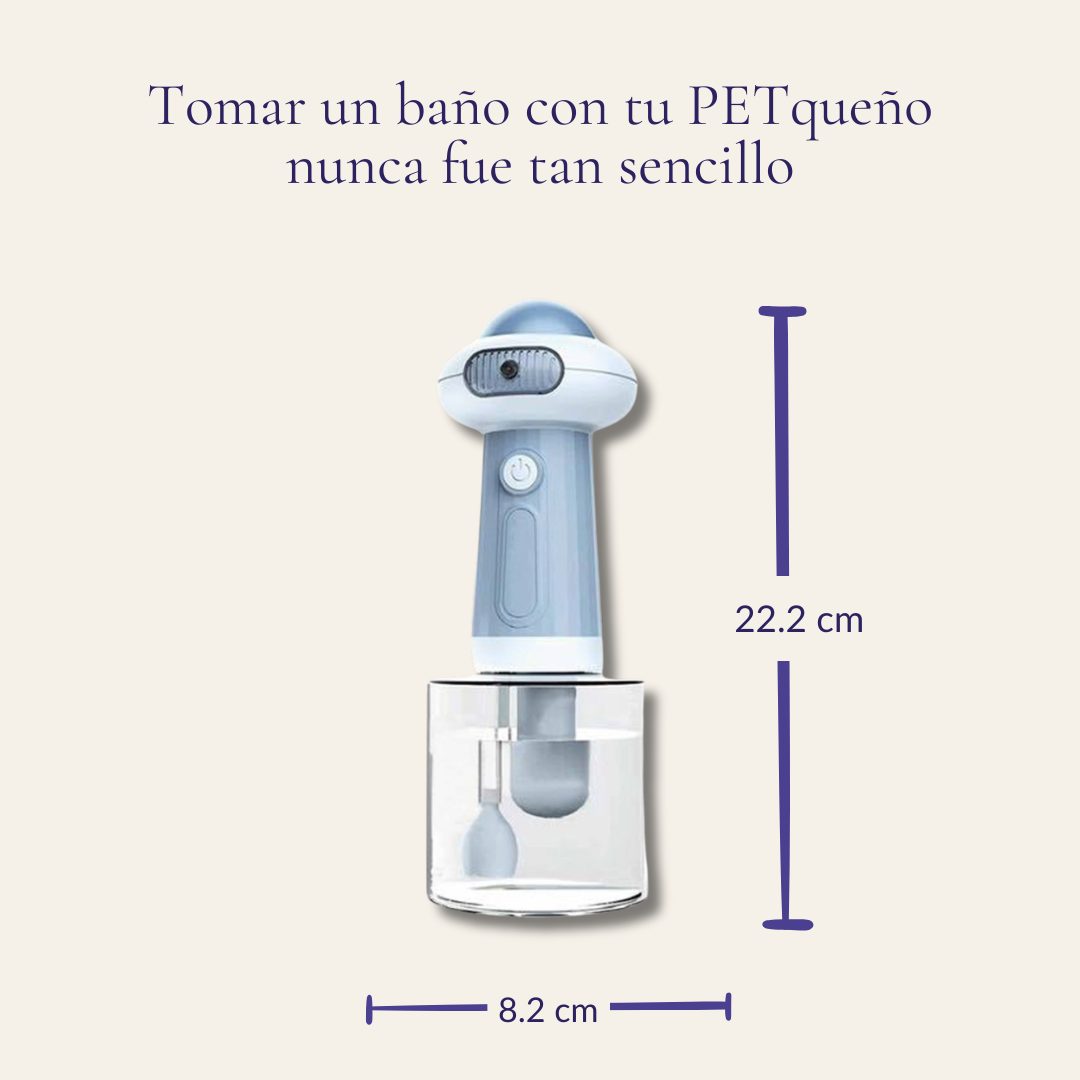 Máquina de Baño con Espuma para Perros— Ducha Automática PETfecta